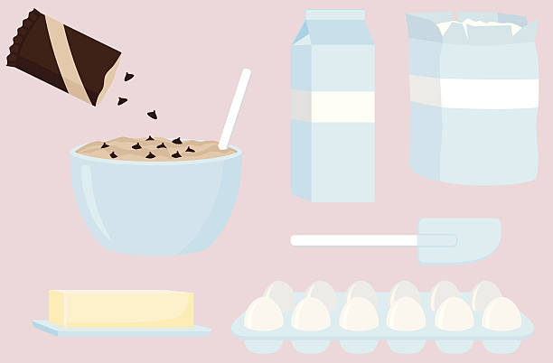 ilustrações de stock, clip art, desenhos animados e ícones de fazer doces dia - mixing bowl