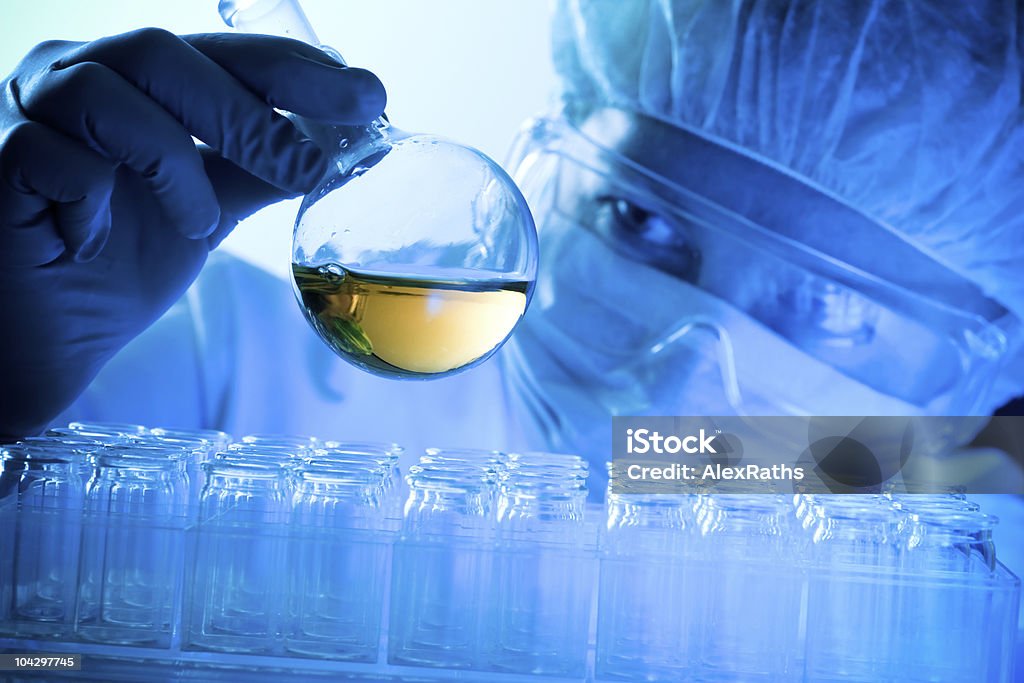 Análisis de laboratorio - Foto de stock de Ciencia libre de derechos