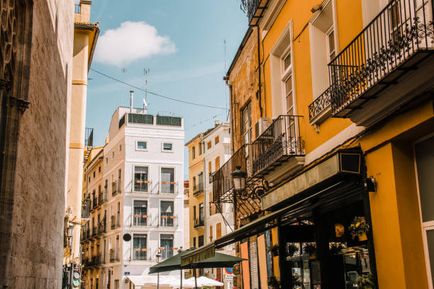 istock Residential buildings in Valencia, Spain 1042986132