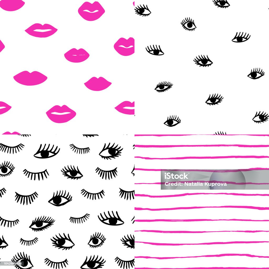 Ilustración de Mano Dibuja Ojos Rosa Labios Garabatos De Patrones Sin Fisuras En Estilo Retro Ilustración De Abrir Y Cerrar De Ojos Para Textiles Tarjetas Fondos De Pantalla Fondos En Vectores Belleza Ilustración de Mano Dibuja Ojos Rosa Labios Garabatos De Patrones Sin Fisuras En Estilo Retro Ilustración De Abrir Y Cerrar De Ojos Para Textiles Tarjetas Fondos De Pantalla Fondos En Vectores Belleza