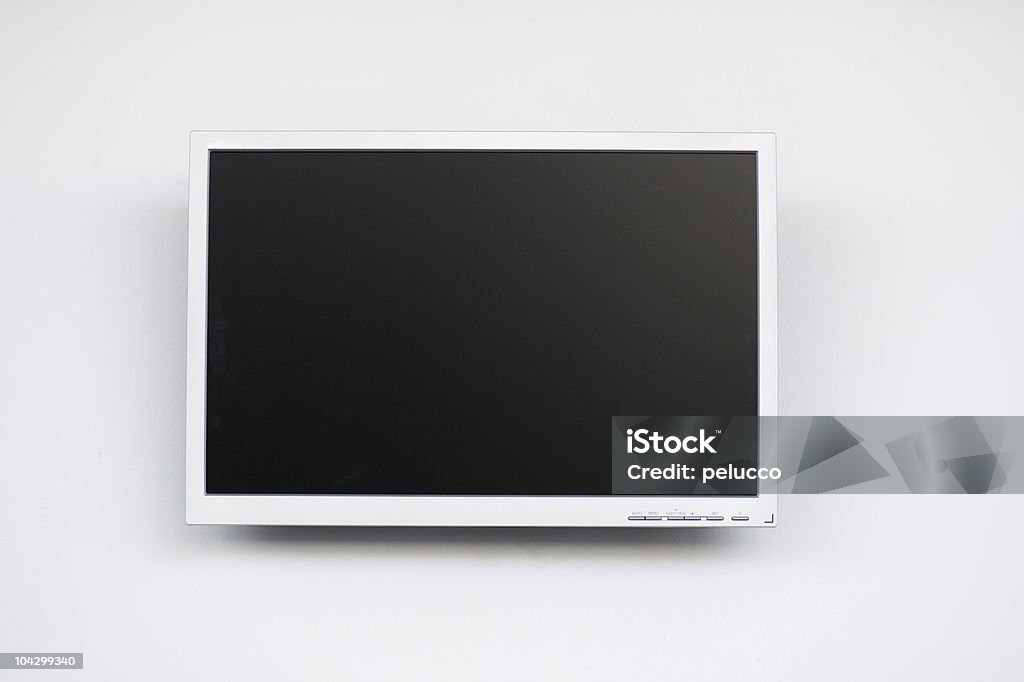 Television  Black Color Stock Photo