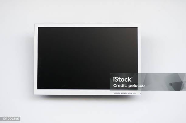 Television Stock Photo - Download Image Now - Black Color, Color Image, Computer Monitor