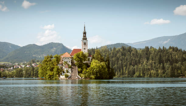 istock Bled lake in Slovenia 1042993814