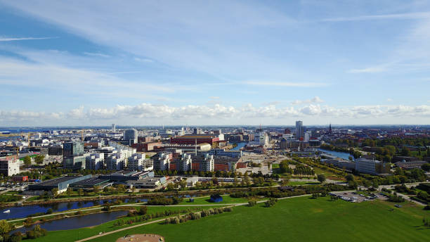 istock Aerial view on Malmo, Sweden, on sunny summer day 1042995152