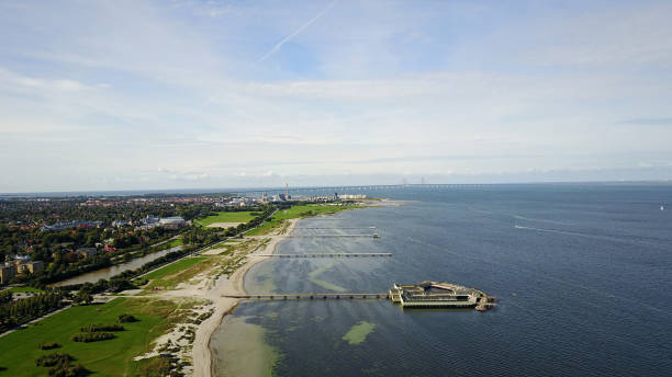 istock Aerial view on Malmo, Sweden, on sunny summer day 1042995256