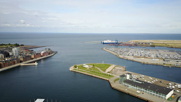 istock Aerial view on Malmo, Sweden, on sunny summer day 1042995342