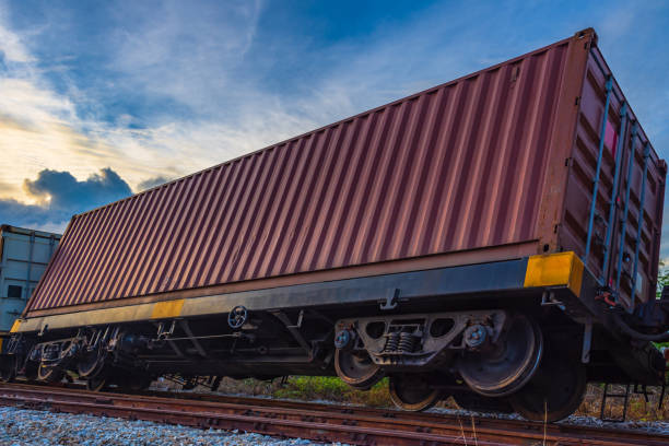 Container Freight Train accident. accident. derail stock pictures, royalty-free photos & images