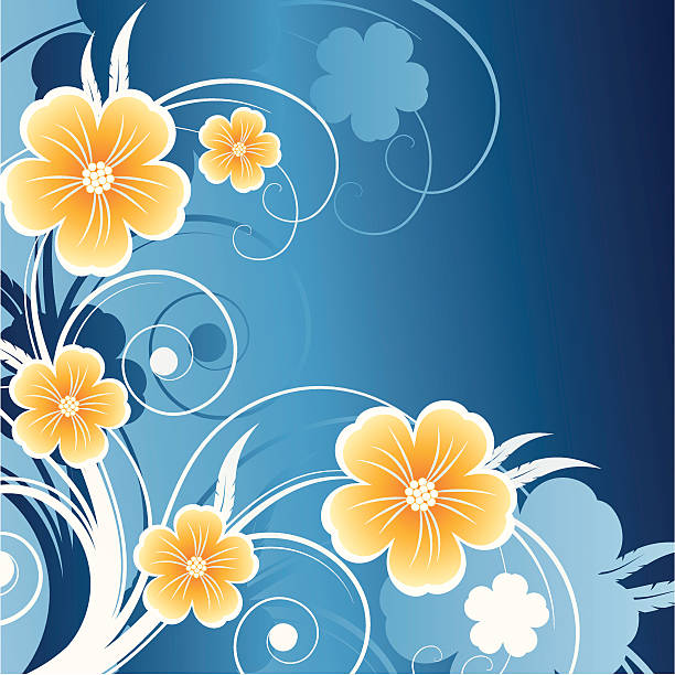 Abstrait fond floral - Illustration vectorielle