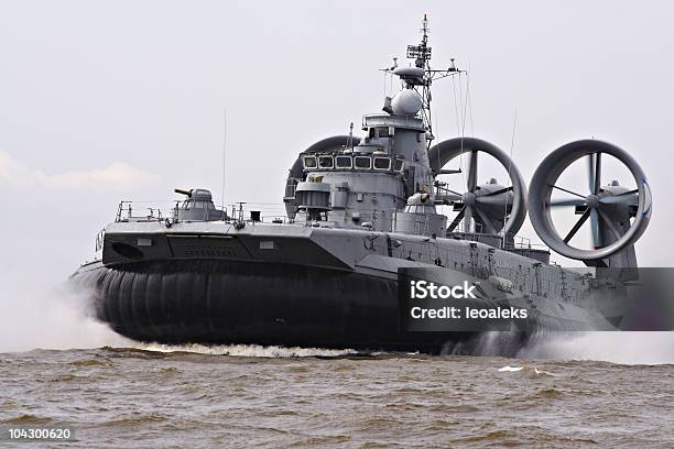The Military Ship Stock Photo - Download Image Now - Hovercraft, Amphibious Vehicle, Military