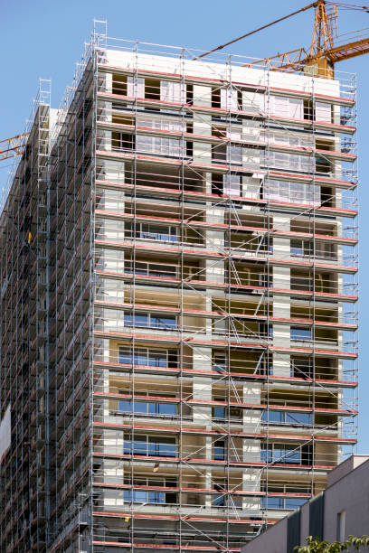 istock External wall insulation system mineral wool for energy saving, new building in Split, Croatia 1043007488