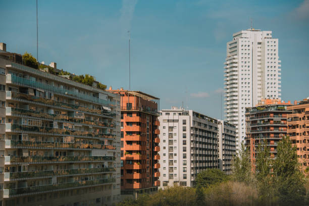 istock Modern residential buildings 1043008592