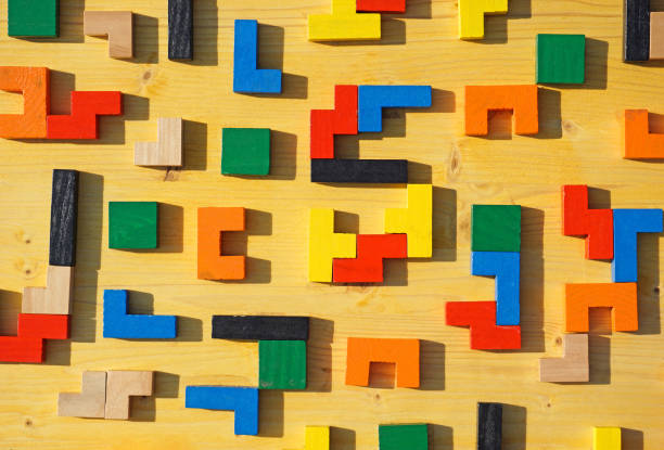 istock Labyrinth toy made of wood 1043011472