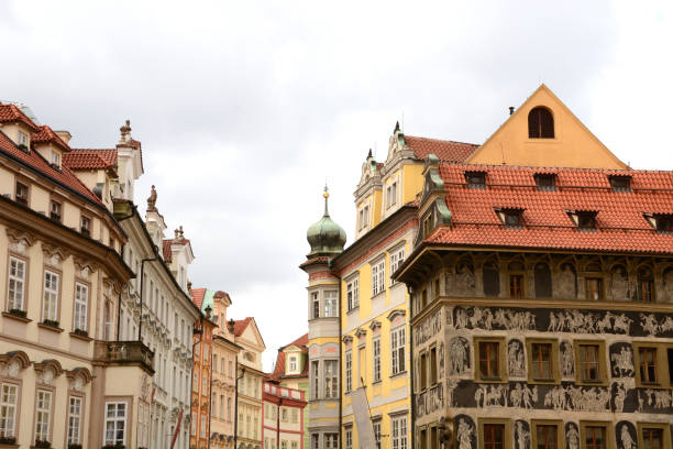 istock Prague Bohemian street. 1043046302