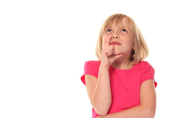 istock Young little girl thinking 104304784