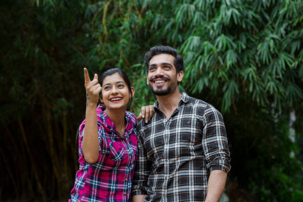 istock Couple posing with perfect smile and white teeth - Stock image 1043059540