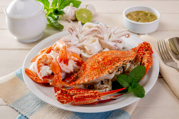 istock Fried Shrimp with garlic pepper 1043061946