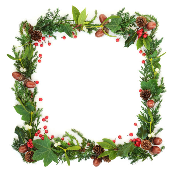 istock Natural Winter Square Wreath 1043062354