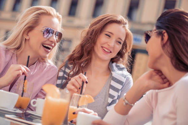 istock Friends enjoying in cafe 1043074902