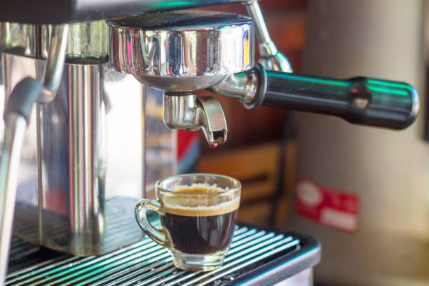 istock Cup of hot espresso coffee 1043090196