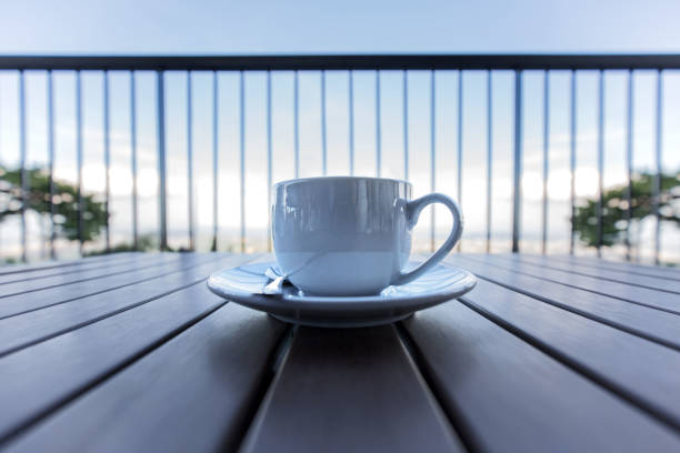 coffee cup abstract concept art artistic reflections on view sightseeing spot tops Cebu City  Philippines