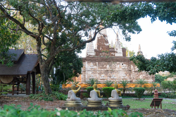 istock Seven-Spired Pagoda Wat Jed Yod Temple, Chiang Mai, Thailand 1043104882