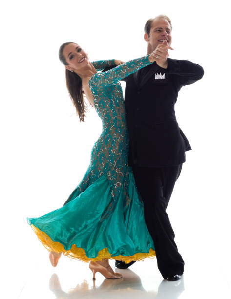 istock Happy ballroom dancers 1043105190
