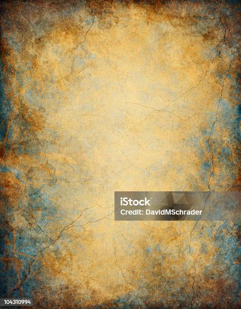 Patina Background Stock Photo - Download Image Now - Backgrounds, Parchment, Gold Colored