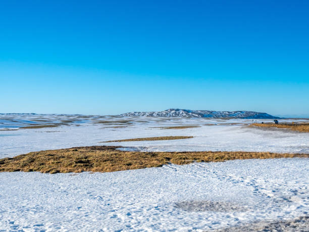 istock Snow field in Iceland 1043110408