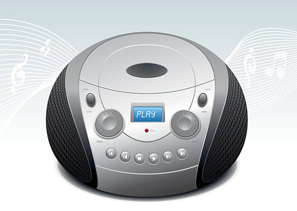 CD Player  personal compact disc player stock illustrations