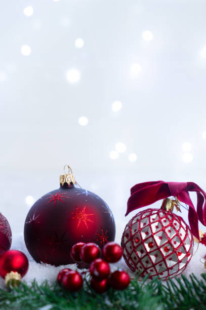 istock Christmas scene with snow 1043124538