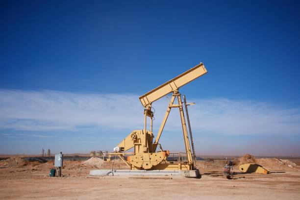 istock Incomplete pumping unit in Midland County, Texas 1043128186