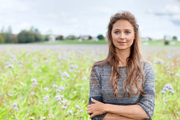 istock Woman in the nature 1043128384