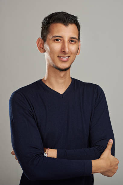 istock Confident young arab skinny man 1043128450