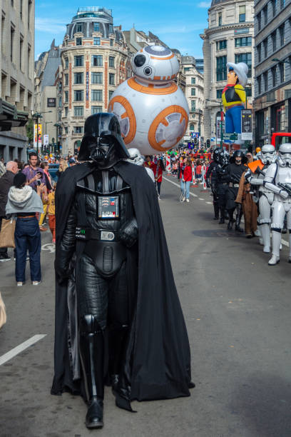 Brussels, Belgium - September 15,2018 : Brussels celebrates the comic strip festival with exhibitions, meetings with authors, and a balloons parade.