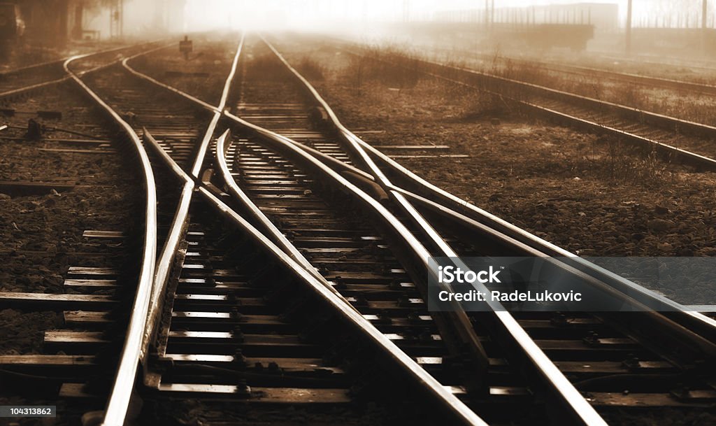 Railroad - Foto de stock de Acero libre de derechos