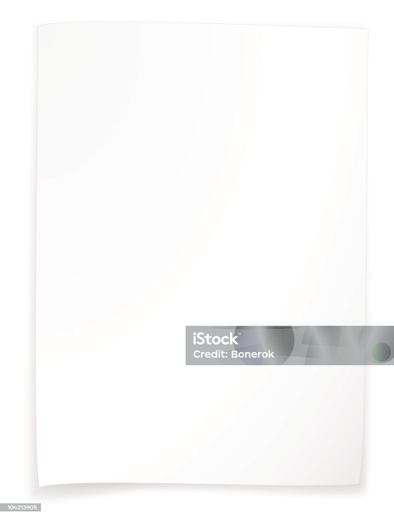 Libro blanco - arte vectorial de Blanco - Color libre de derechos