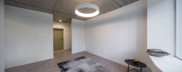 istock Rest zone in a modern apartment. Reading area in studio apartments. 1043141082