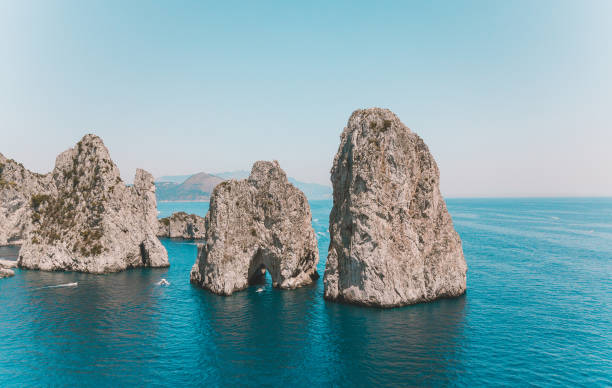 istock Rock formations in Capri, Italy 1043141356