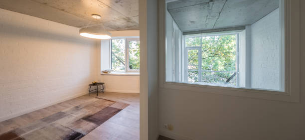 istock Rest zone in a modern apartment. Reading area in studio apartments. 1043141640