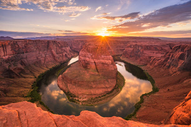 Horseshoe Bend During Sunset - Colorado River, Arizona