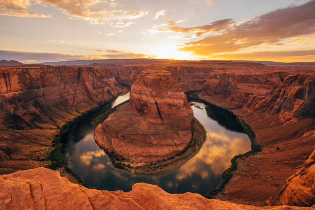 istock Horseshoe Bend During Sunset - Colorado River, Arizona 1043157970