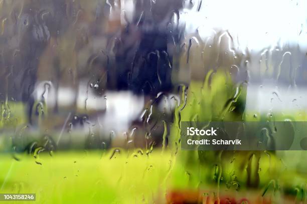 Backgrounds Of Rainy Beautiful Autumn Stock Photo - Download Image Now - Close-up, Cottage, Indoors