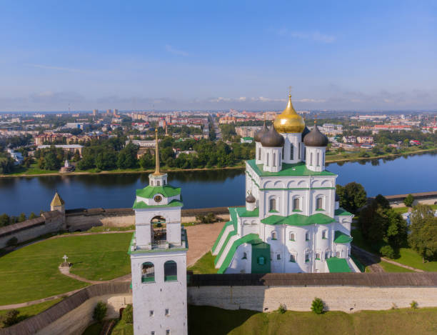 istock Trinity Cathedral Pskov Kremlin, Pskov city Russia 1043174770