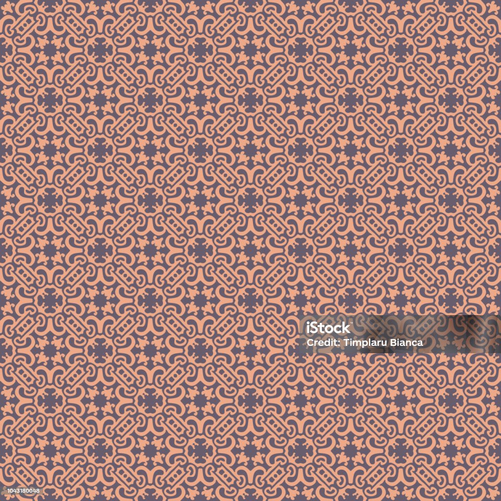 Beautiful Pattern Design Using Two Shapes Beautiful Vintage Pattern Design Stock Illustration - Download Image ...