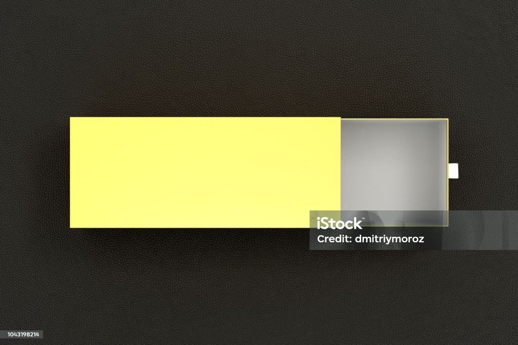 Empty Box Long Line Open Blank Empty Long Box Stock Photo - Download Image Now ...