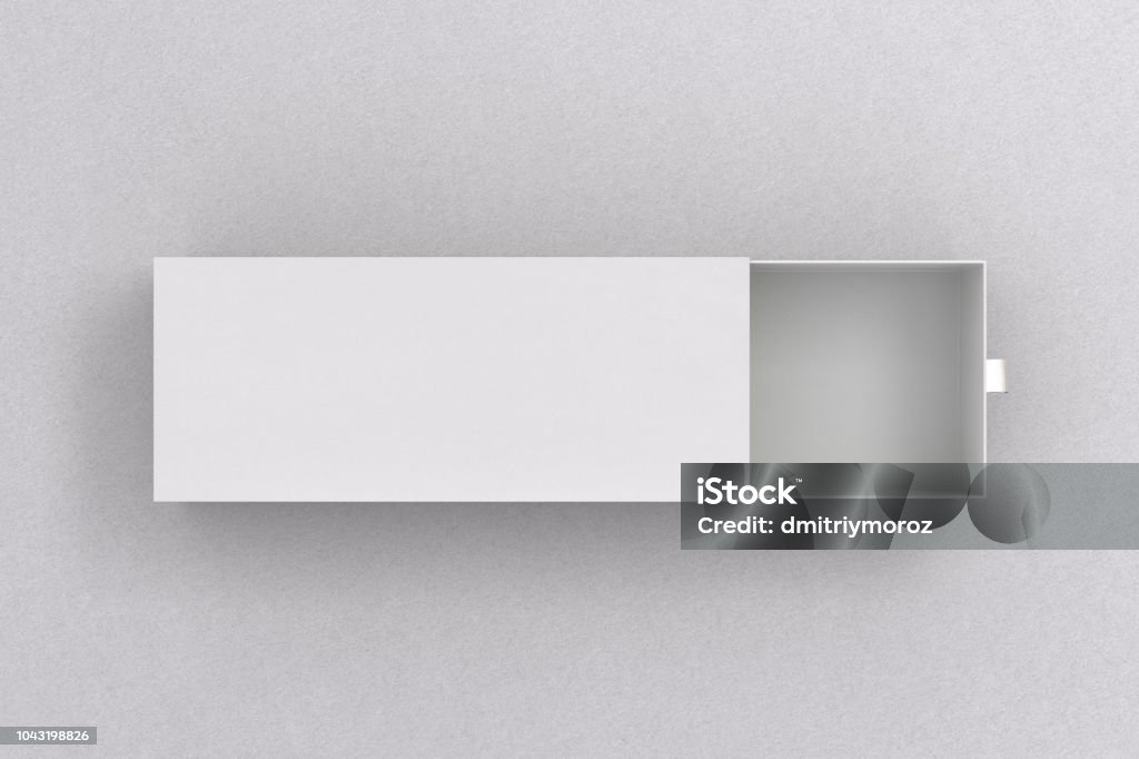 Empty Box Long Line Open Blank Empty Long Box Stock Photo - Download Image Now - Box ...