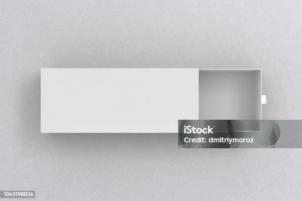 Empty Box Long Line Open Blank Empty Long Box Stock Photo - Download Image Now - Box ...