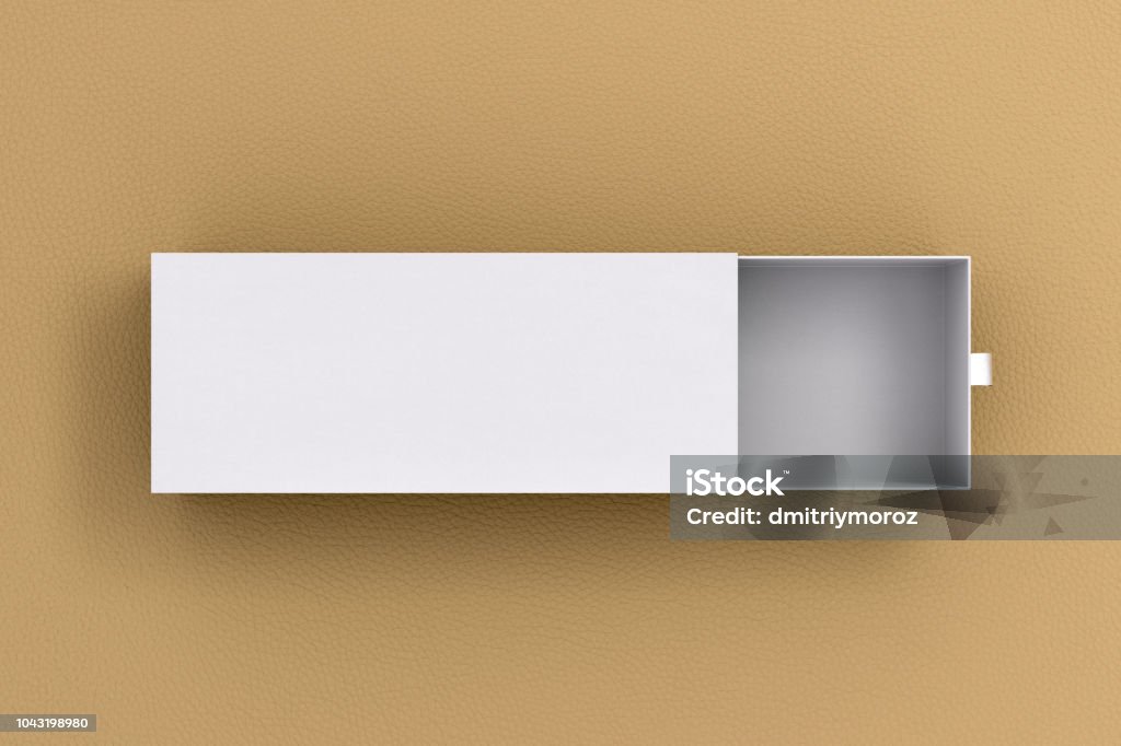 Empty Box Long Line Open Blank Empty Long Box Stock Photo - Download Image Now ...