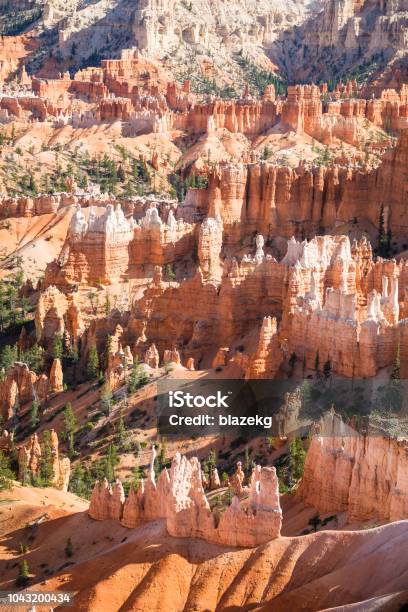Beautiful Rock Formations In Bryce Canyon National Park Travel And Adventure Concept Stock Photo - Download Image Now