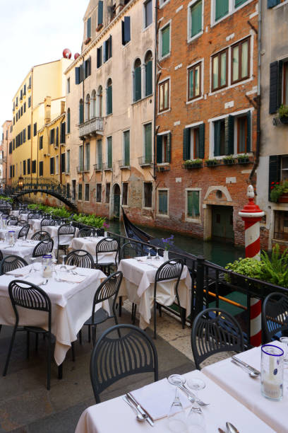 istock Street cafe in Venice 1043202808